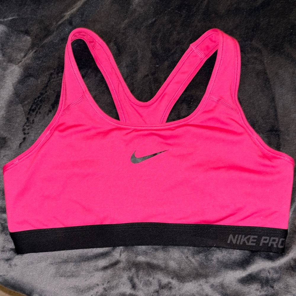 Nike Pro Hot Pink Sports Bra